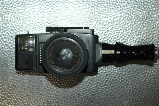 A Linhof 220 range finder camera,